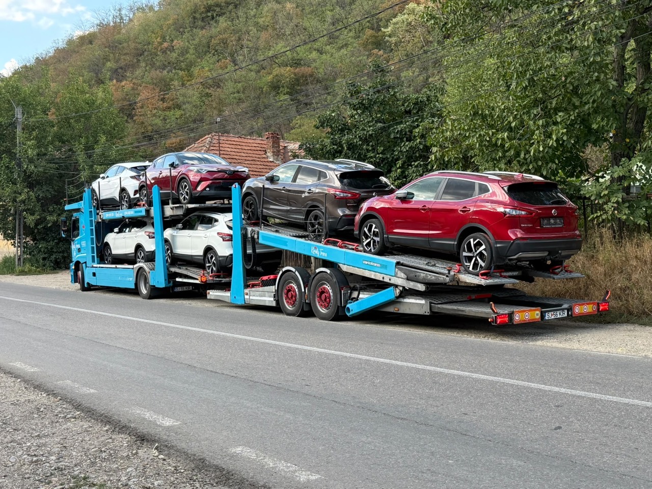 Transport auto · imagini din activitatea D&M Auto