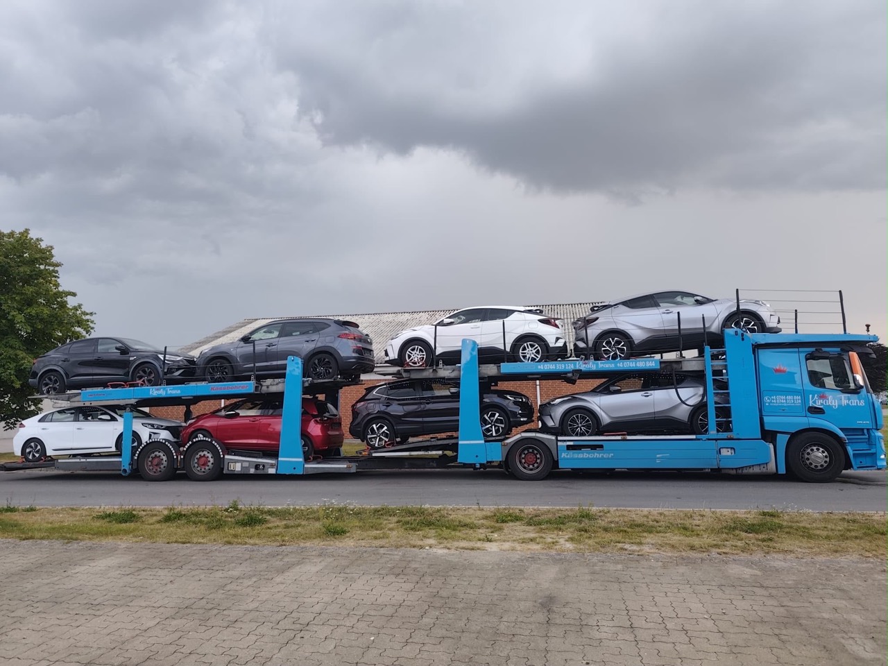 Transport auto · imagini din activitatea D&M Auto